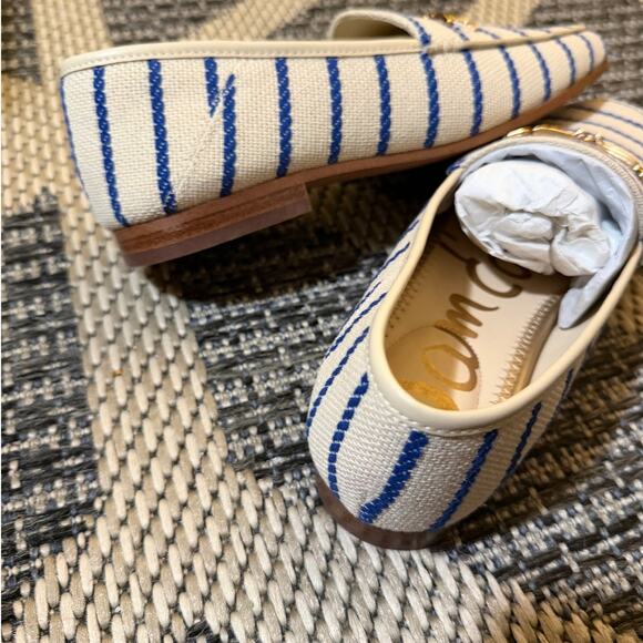 Sam Edelman Loraine Loafer Cobalt Stripe Womens Size 7.5M - Picture 9 of 9
